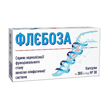 Флебоза, капсулы по 300 мг №10*3, ДД