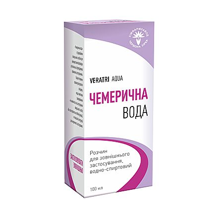 Aqua veratrum water-alchohol, solution 100 ml