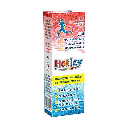 Hot Icy, гель косметичний (roll on) по 35 г