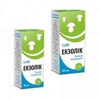 Ekzolik, skin solution 1% 10 ml, 20 ml
